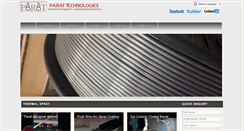 Desktop Screenshot of parattech.com