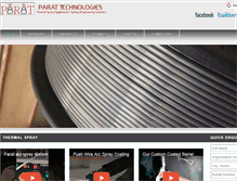Tablet Screenshot of parattech.com